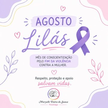 Publicação de 20/08/2026 no Instagram de Maryelle Dutra, psicóloga bilíngue
